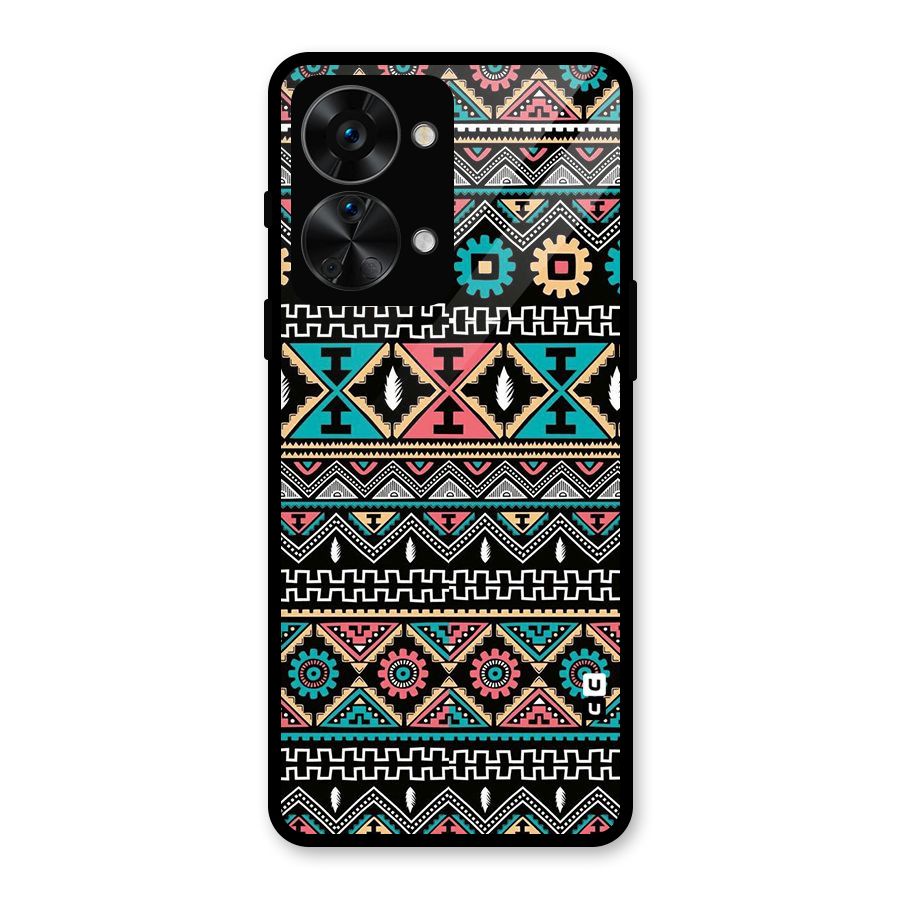 Aztec Beautiful Creativity Glass Back Case for OnePlus Nord 2T