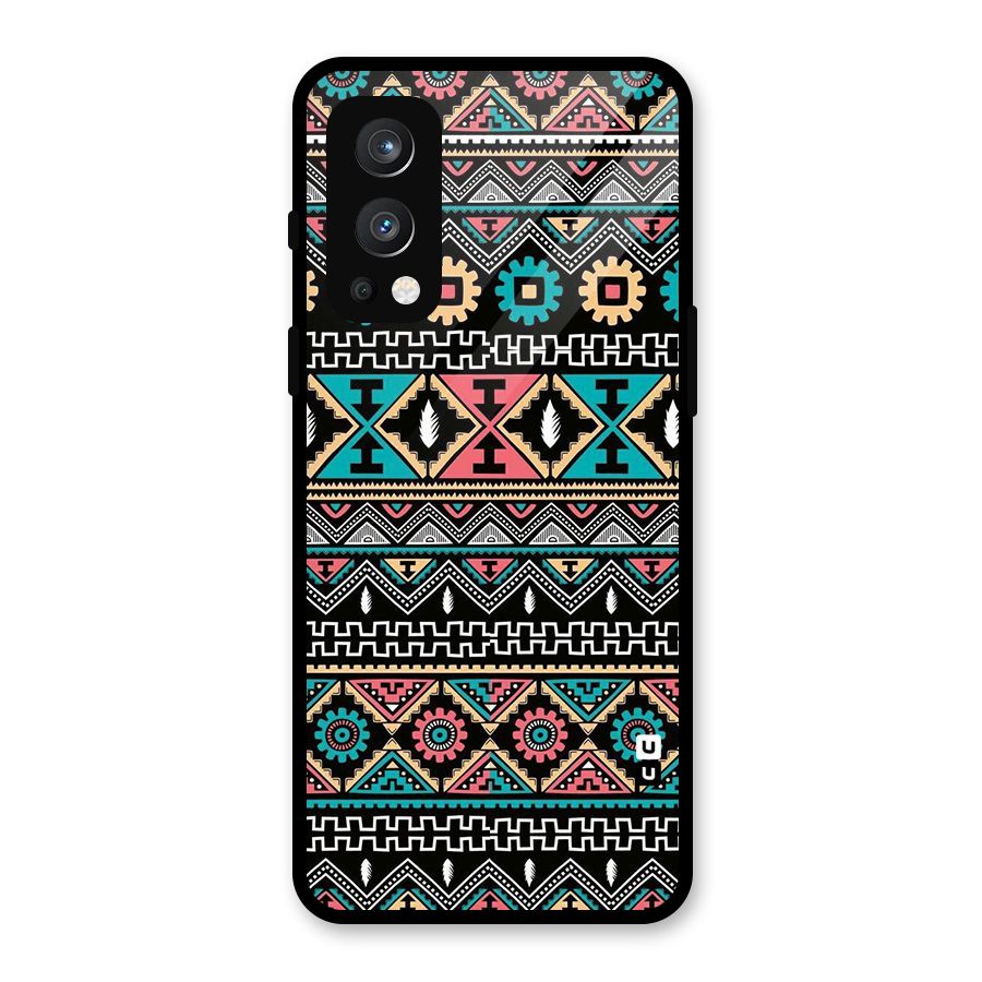 Aztec Beautiful Creativity Glass Back Case for OnePlus Nord 2 5G