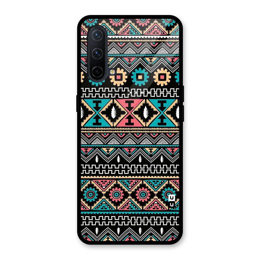 Aztec Beautiful Creativity Glass Back Case for OnePlus Nord CE 5G