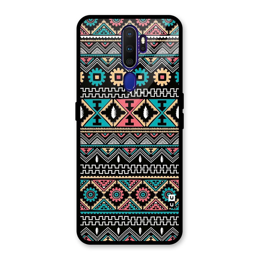 Aztec Beautiful Creativity Glass Back Case for Oppo A9 (2020)
