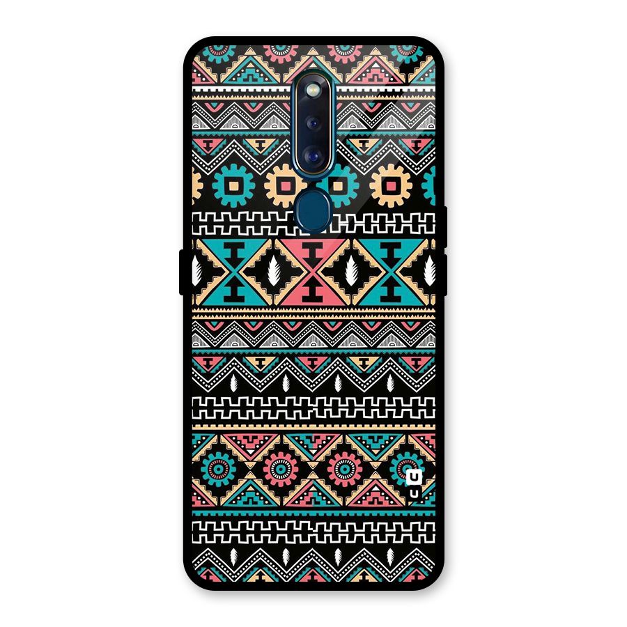 Aztec Beautiful Creativity Glass Back Case for Oppo F11 Pro