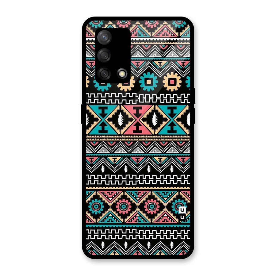 Aztec Beautiful Creativity Glass Back Case for Oppo F19