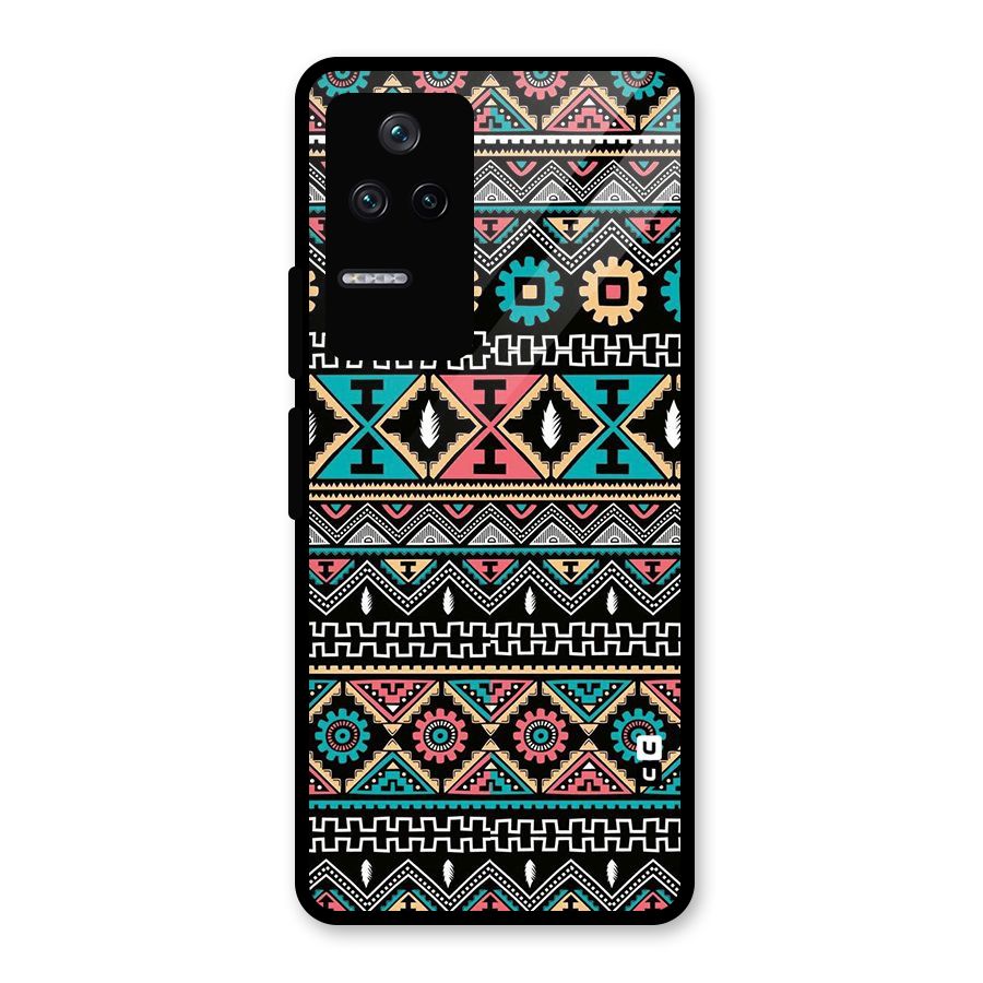 Aztec Beautiful Creativity Glass Back Case for Poco F4 5G