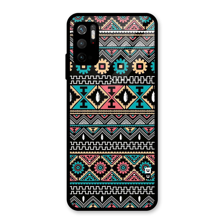 Aztec Beautiful Creativity Glass Back Case for Poco M3 Pro 5G