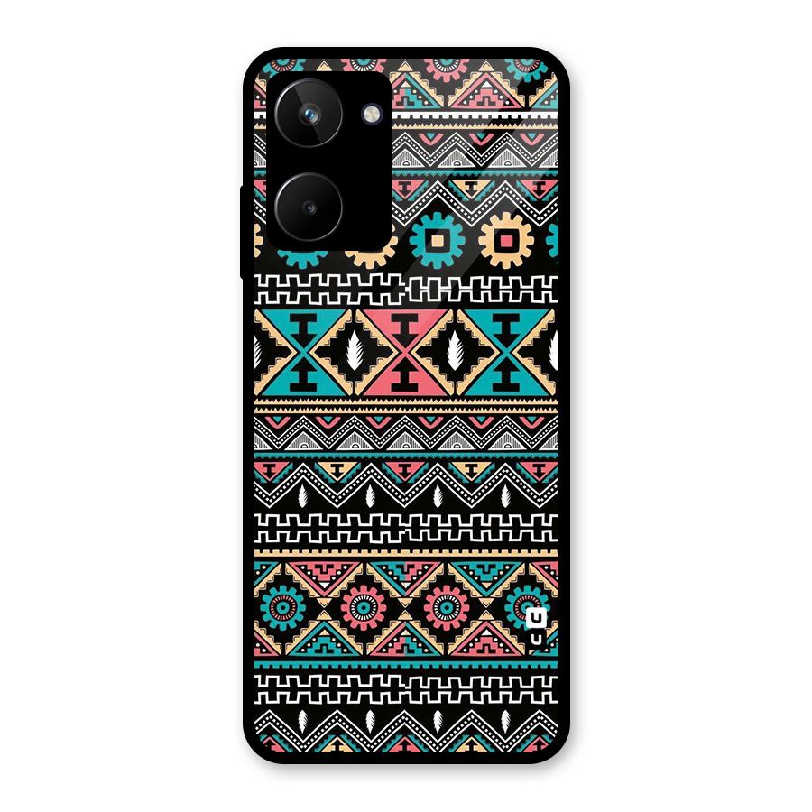 Aztec Beautiful Creativity Glass Back Case for Realme 10