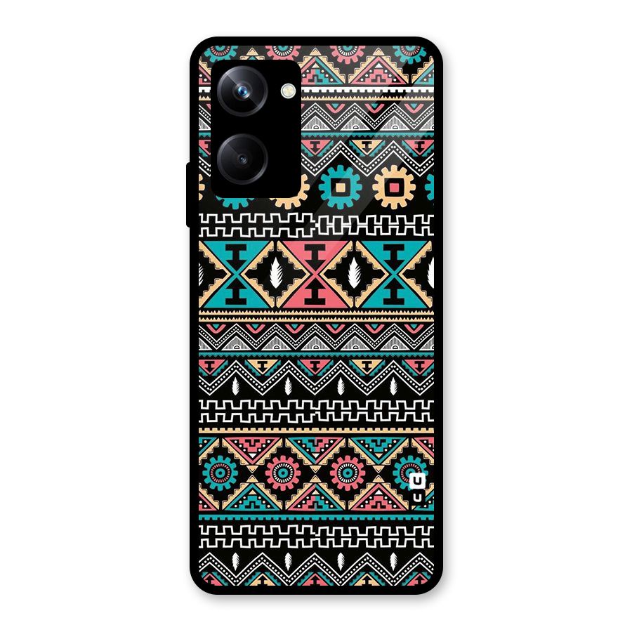 Aztec Beautiful Creativity Glass Back Case for Realme 10 Pro