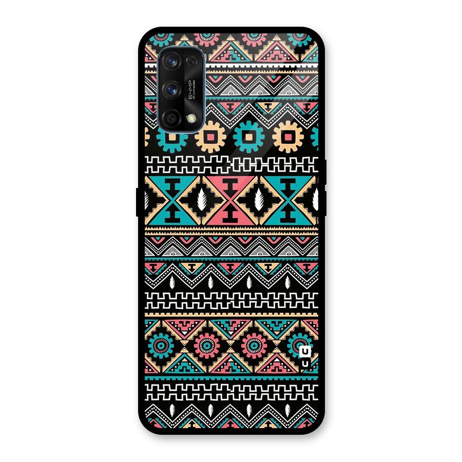 Aztec Beautiful Creativity Glass Back Case for Realme 7 Pro