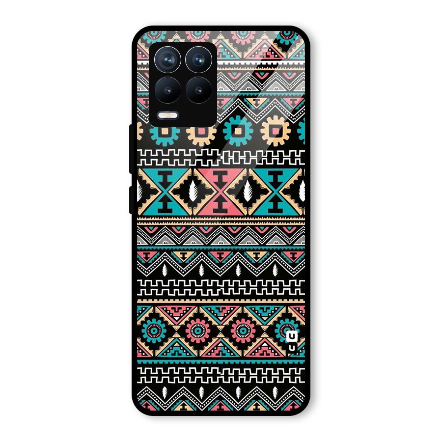 Aztec Beautiful Creativity Glass Back Case for Realme 8 Pro