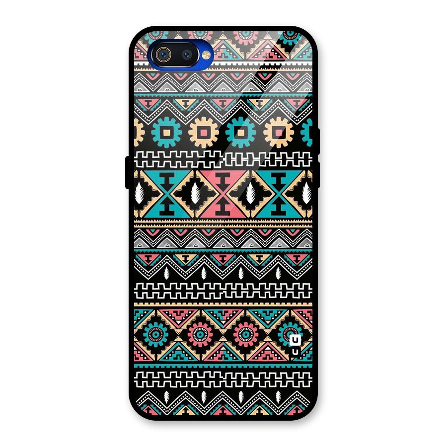 Aztec Beautiful Creativity Glass Back Case for Realme C2