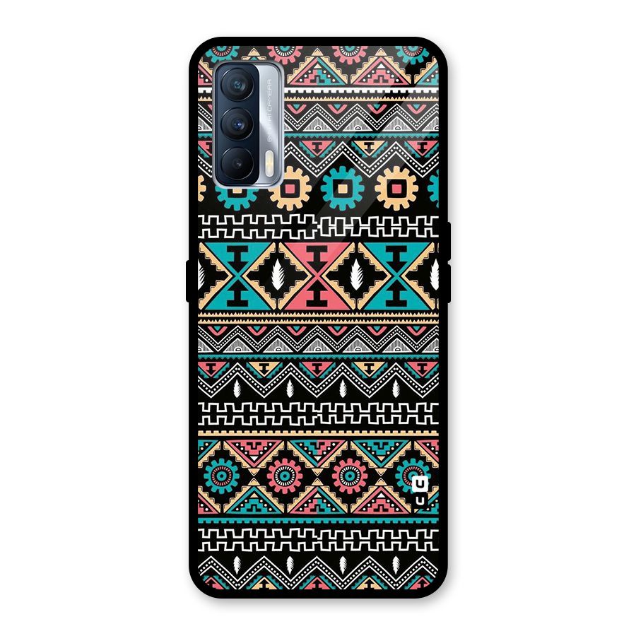 Aztec Beautiful Creativity Glass Back Case for Realme X7