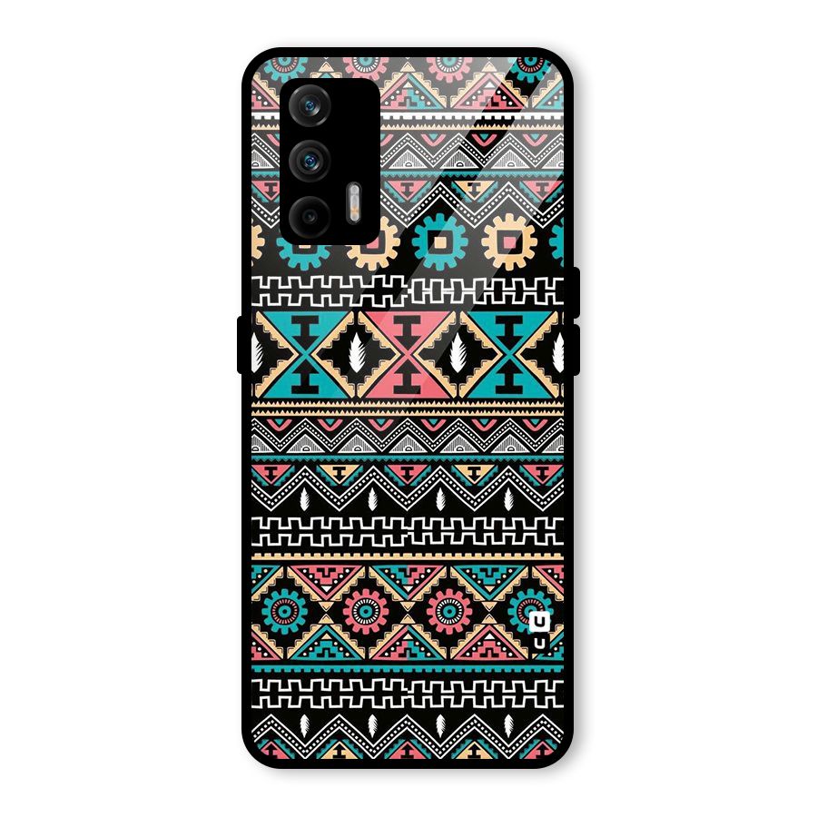 Aztec Beautiful Creativity Glass Back Case for Realme X7 Max