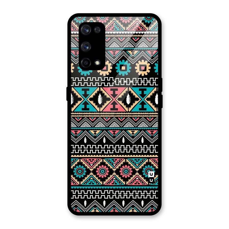 Aztec Beautiful Creativity Glass Back Case for Realme X7 Pro