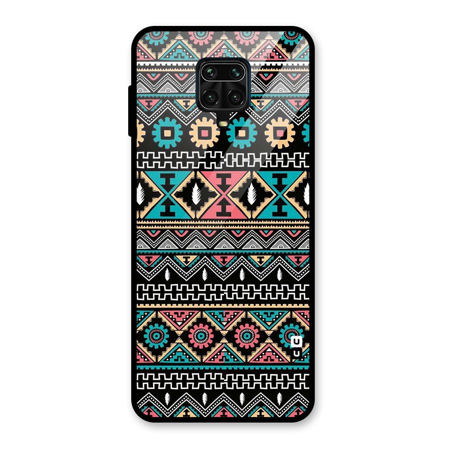 Aztec Beautiful Creativity Glass Back Case for Redmi Note 10 Lite