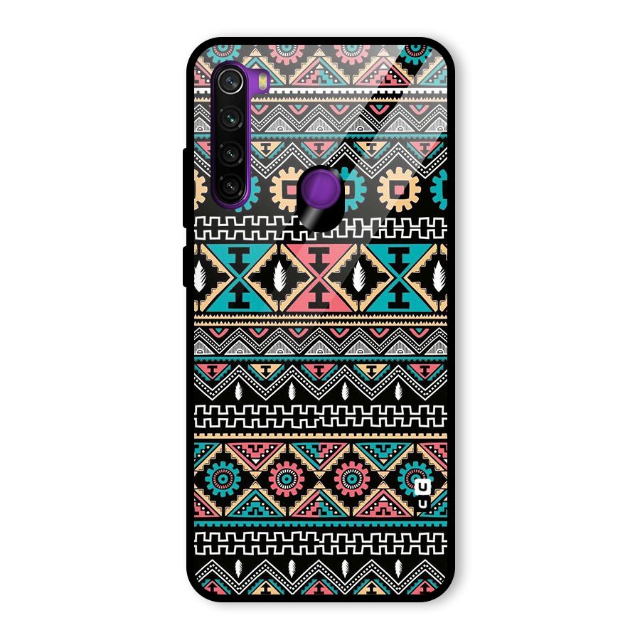 Aztec Beautiful Creativity Glass Back Case for Redmi Note 8