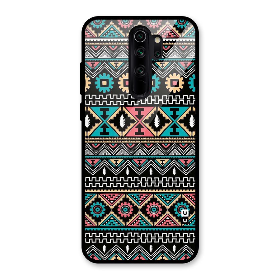 Aztec Beautiful Creativity Glass Back Case for Redmi Note 8 Pro