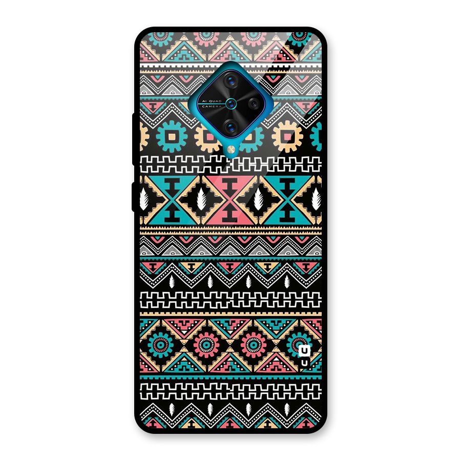 Aztec Beautiful Creativity Glass Back Case for Vivo S1 Pro