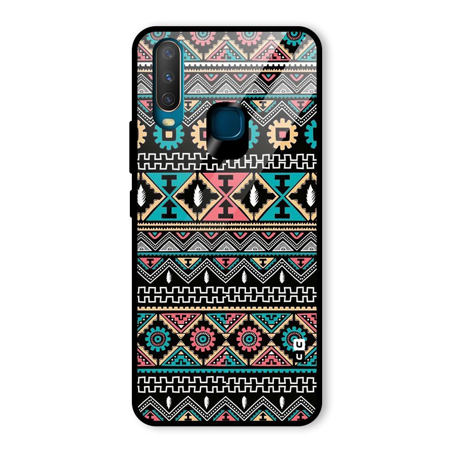Aztec Beautiful Creativity Glass Back Case for Vivo U10