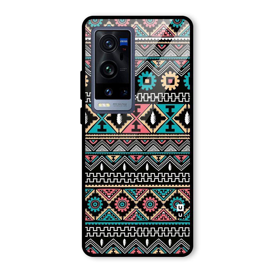 Aztec Beautiful Creativity Glass Back Case for Vivo X60 Pro Plus