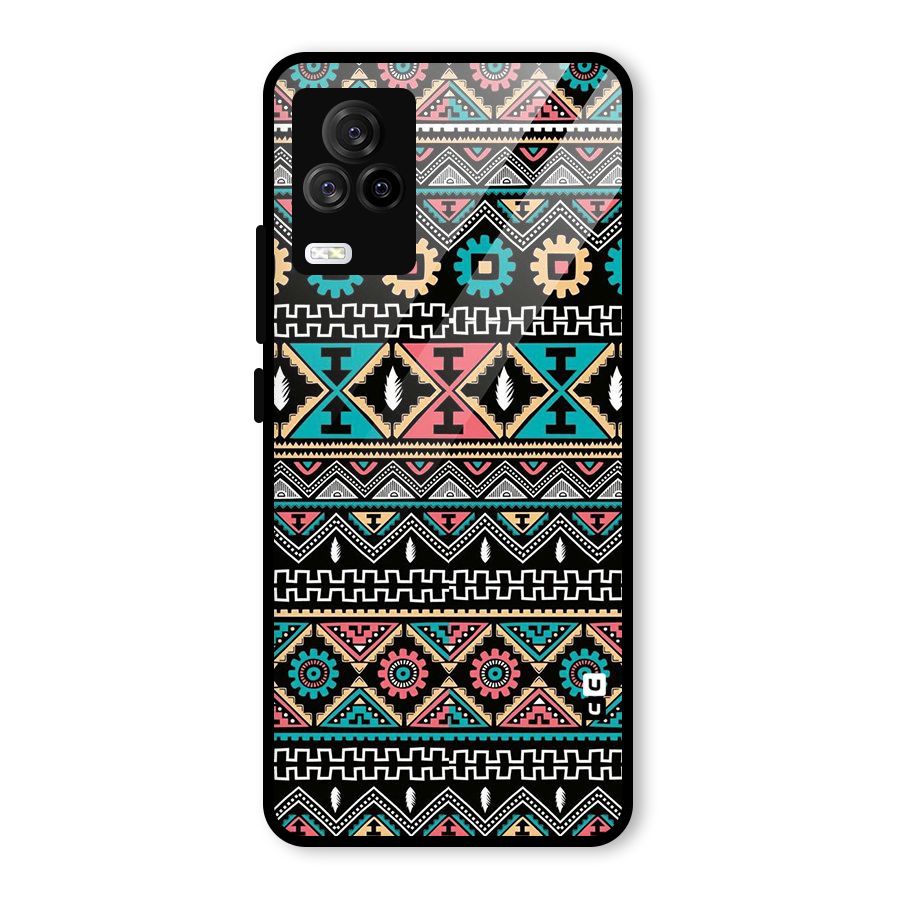 Aztec Beautiful Creativity Glass Back Case for Vivo iQOO 7 Legend 5G