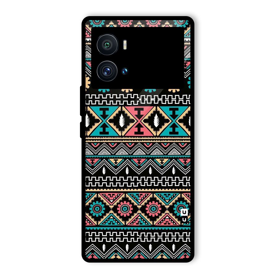 Aztec Beautiful Creativity Glass Back Case for Vivo iQOO 9 Pro