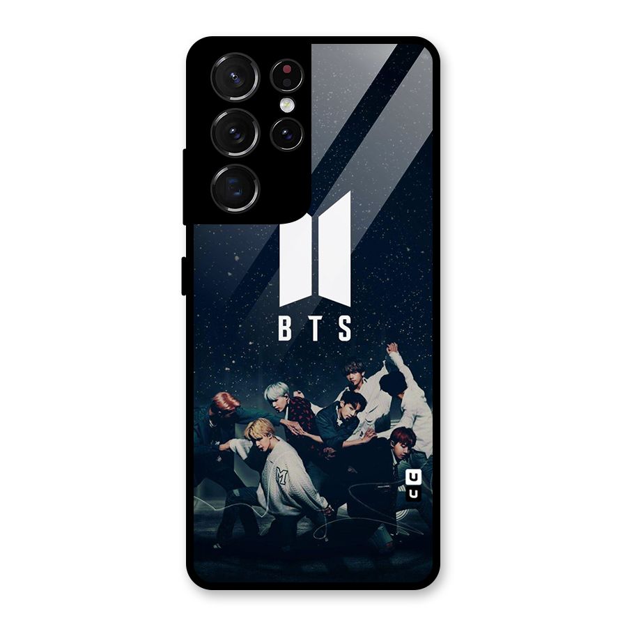 BTS Army All Glass Back Case for Galaxy S21 Ultra 5G