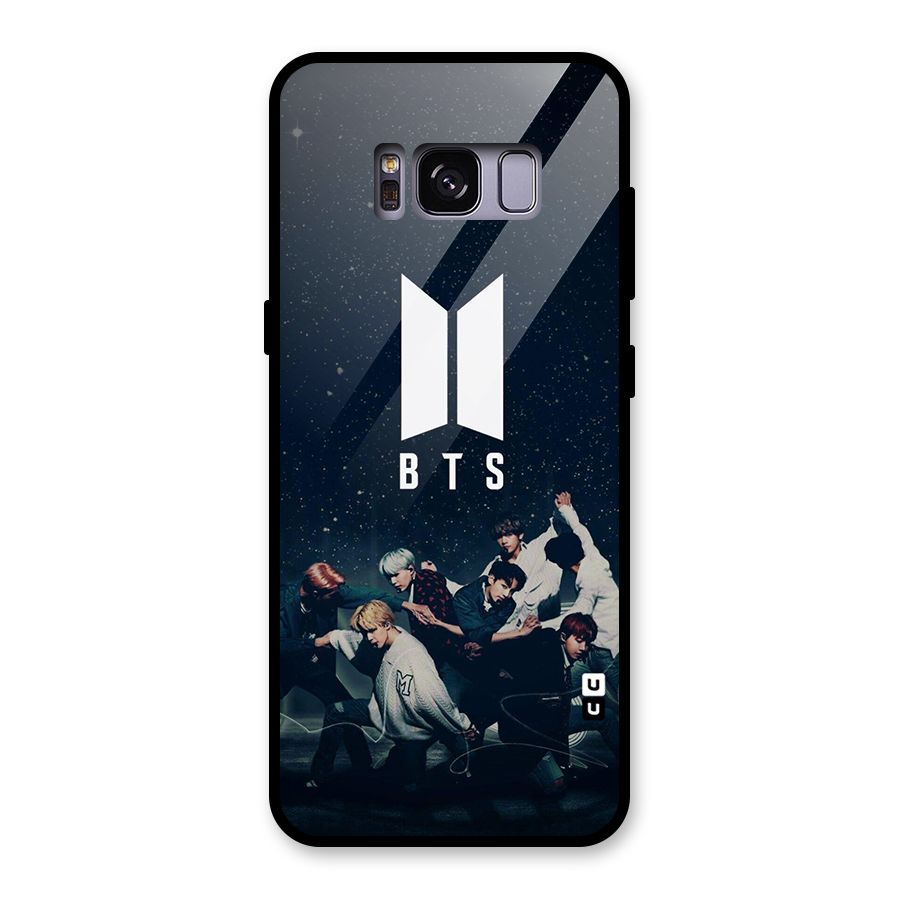 BTS Army All Glass Back Case for Galaxy S8