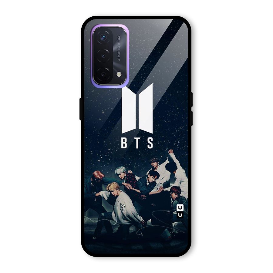 BTS Army All Glass Back Case for Oppo A74 5G