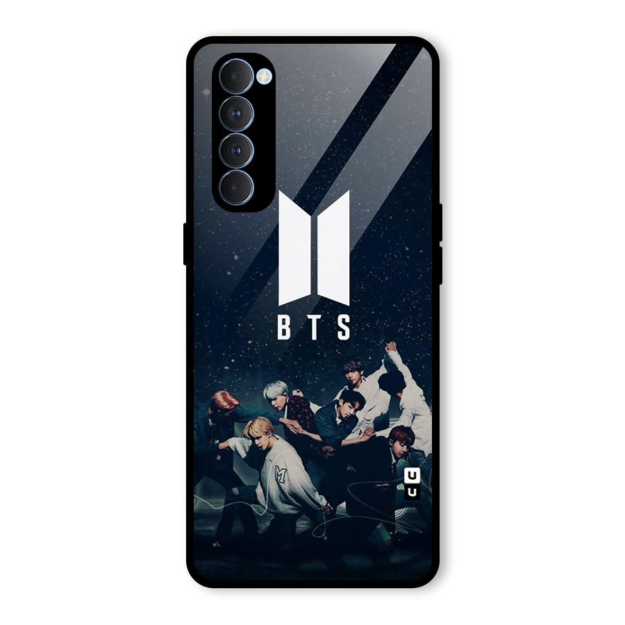 BTS Army All Glass Back Case for Oppo Reno4 Pro