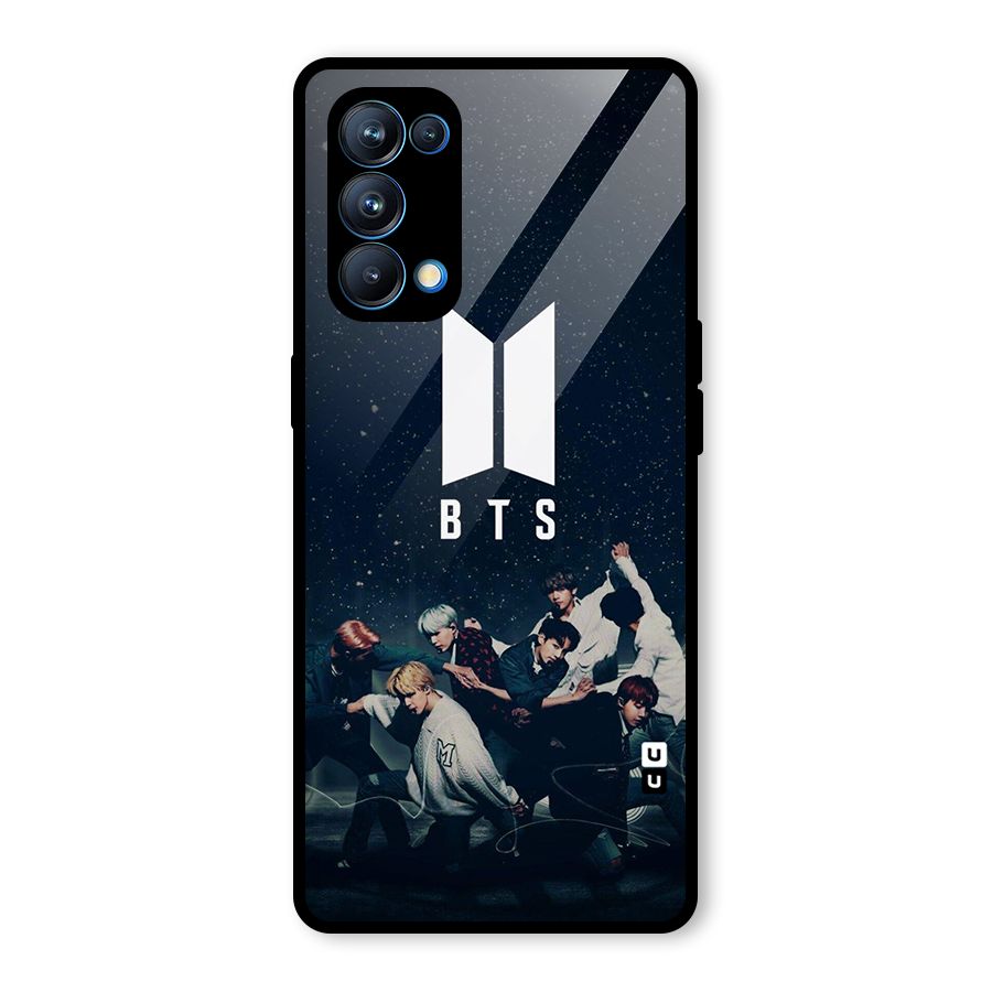 BTS Army All Glass Back Case for Oppo Reno5 Pro 5G