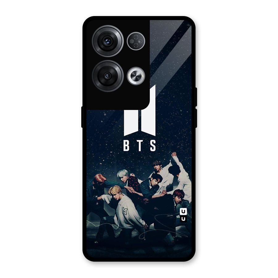 BTS Army All Glass Back Case for Oppo Reno8 Pro 5G