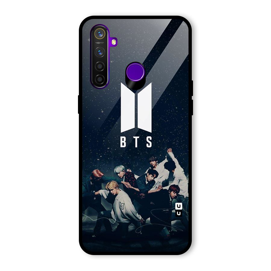 BTS Army All Glass Back Case for Realme 5 Pro