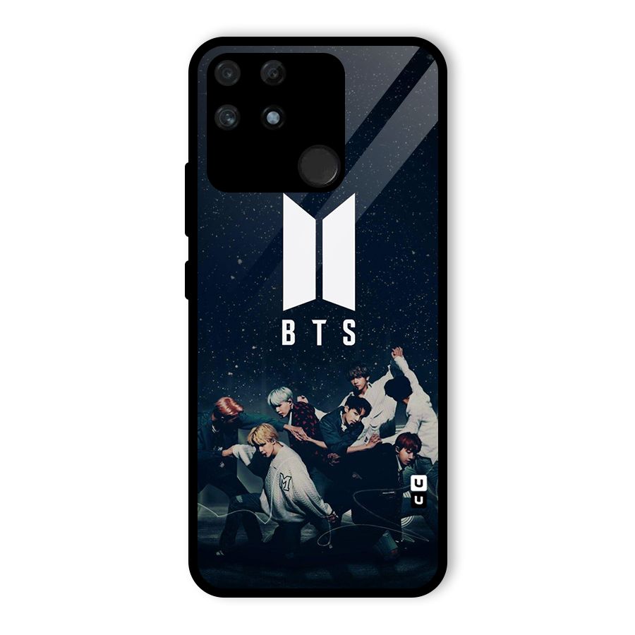 BTS Army All Glass Back Case for Realme Narzo 50A