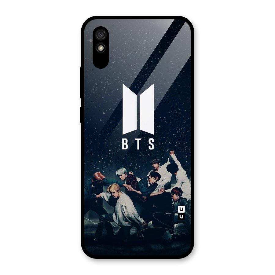BTS Army All Glass Back Case for Redmi 9i