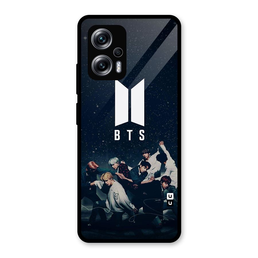 BTS Army All Glass Back Case for Redmi K50i
