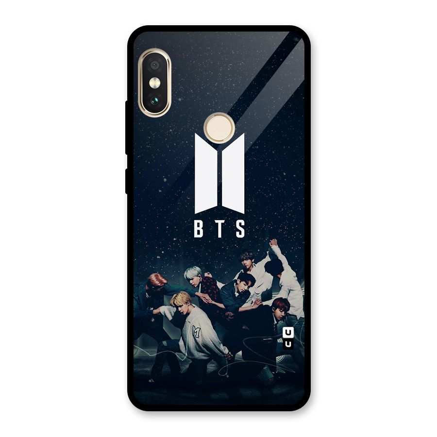 BTS Army All Glass Back Case for Redmi Note 5 Pro