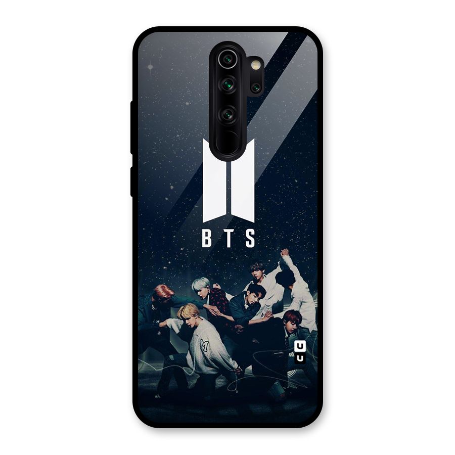 BTS Army All Glass Back Case for Redmi Note 8 Pro