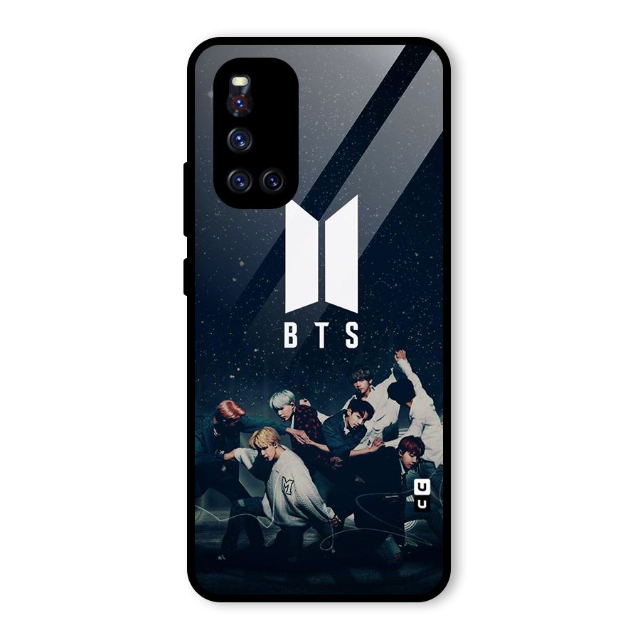 BTS Army All Glass Back Case for Vivo V19