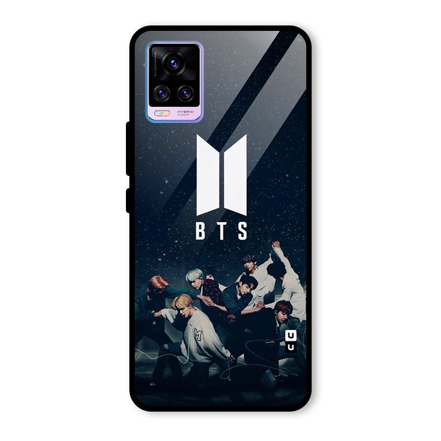 BTS Army All Glass Back Case for Vivo V20 Pro