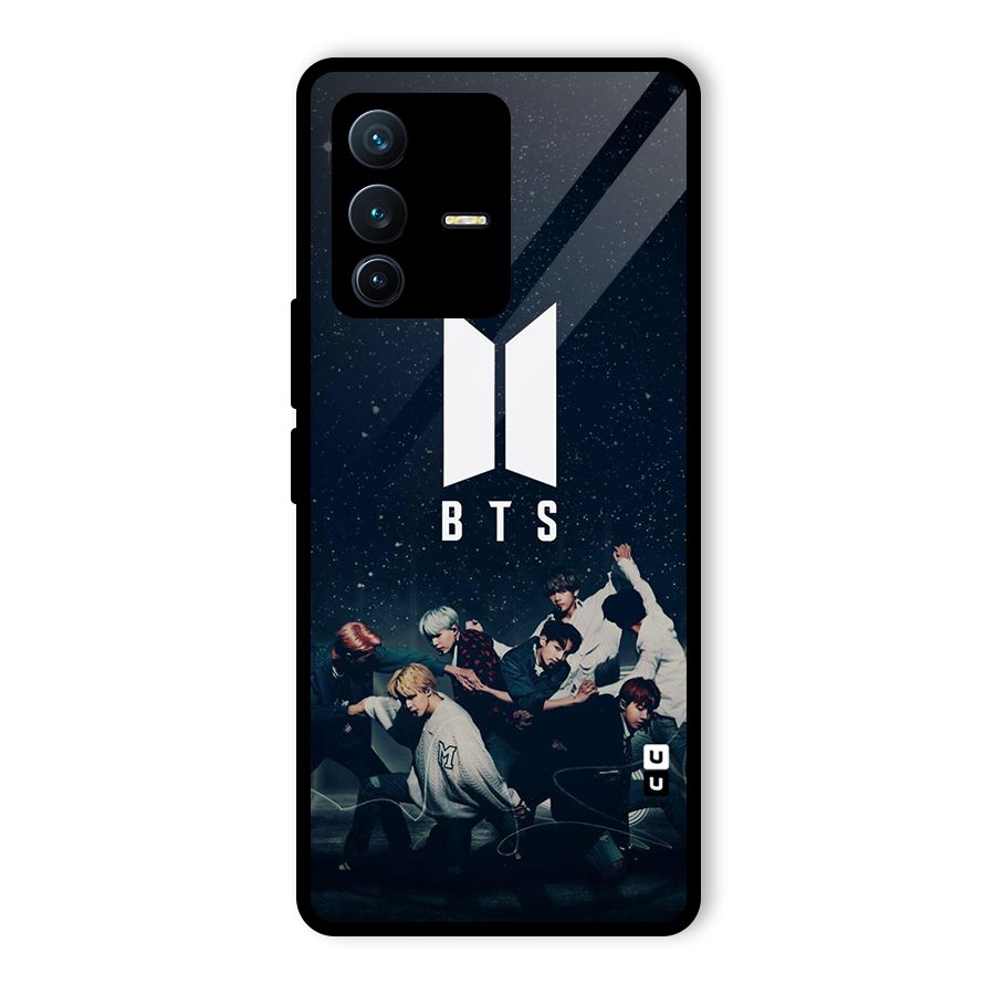 BTS Army All Glass Back Case for Vivo V23 Pro
