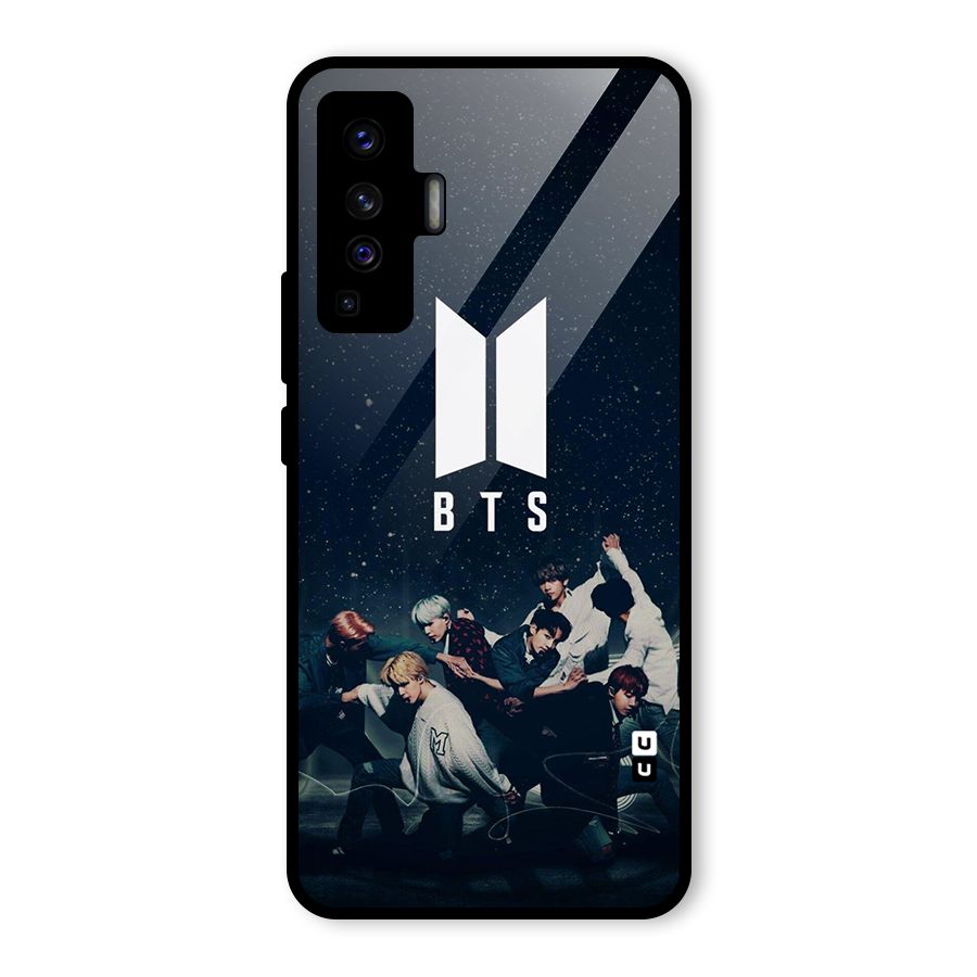 BTS Army All Glass Back Case for Vivo X50