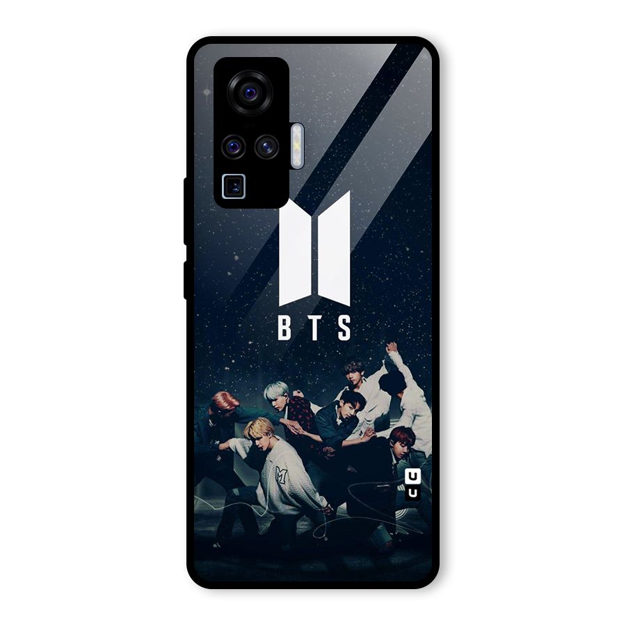 BTS Army All Glass Back Case for Vivo X50 Pro