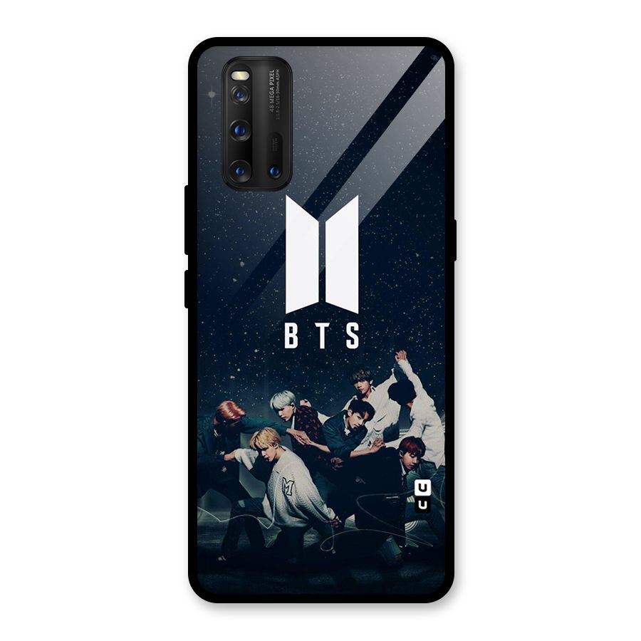 BTS Army All Glass Back Case for Vivo iQOO 3