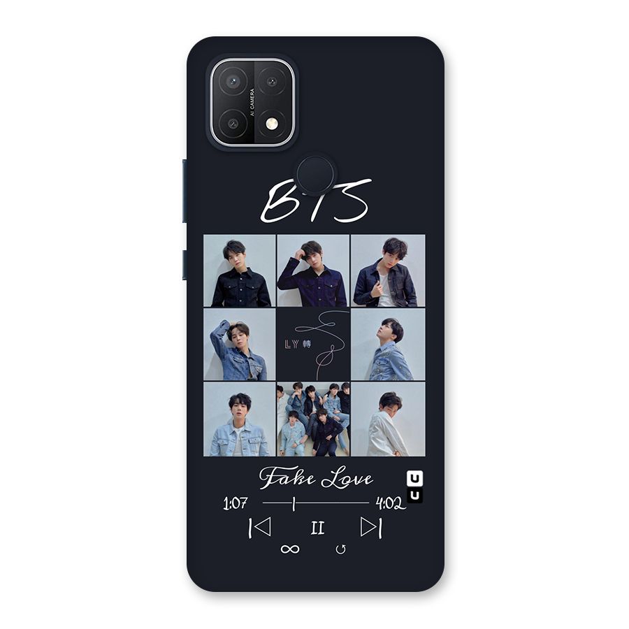 BTS Fake Love Back Case for Oppo A15s