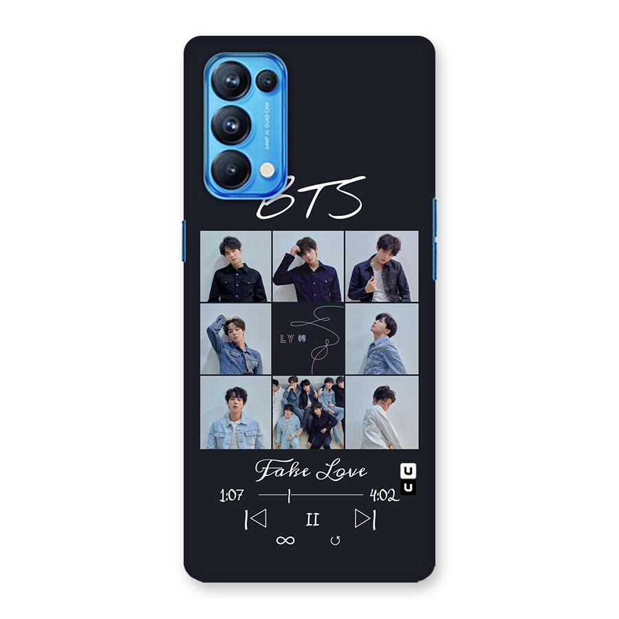 BTS Fake Love Back Case for Oppo Reno5 Pro 5G