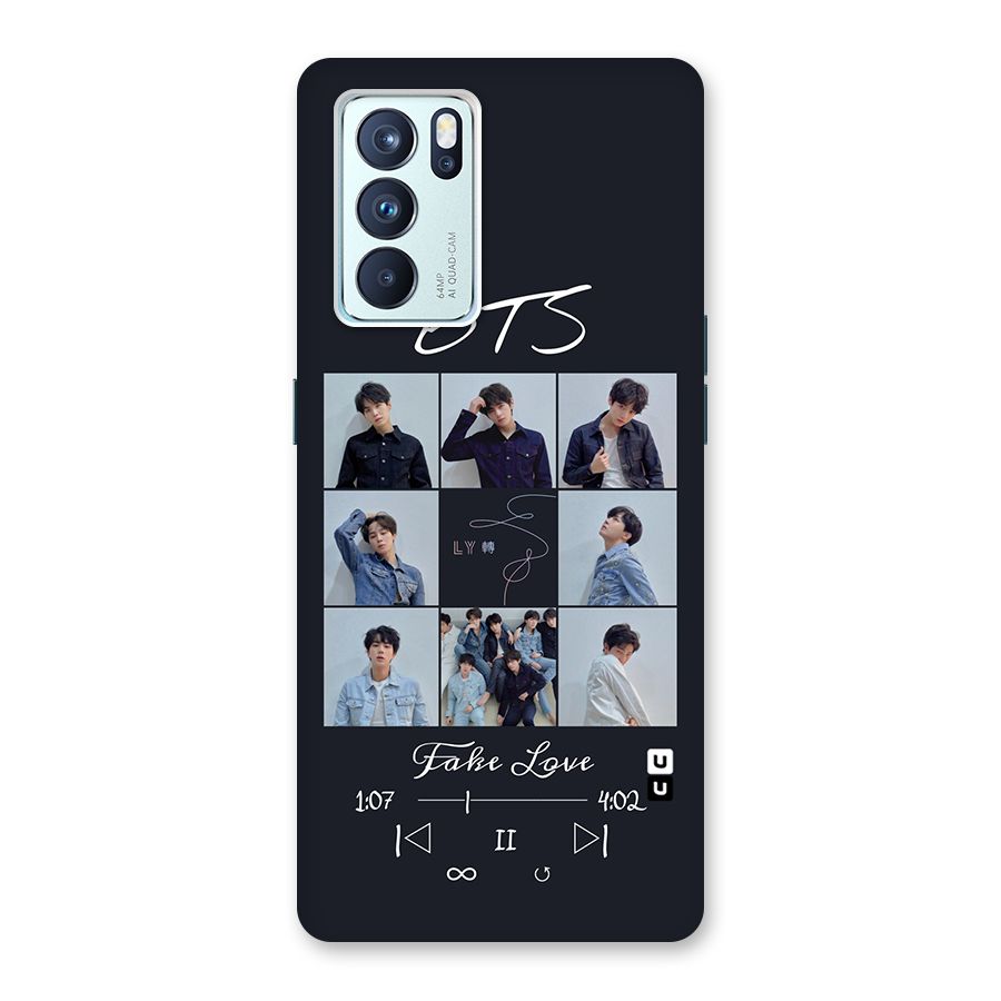 BTS Fake Love Back Case for Oppo Reno6 Pro 5G