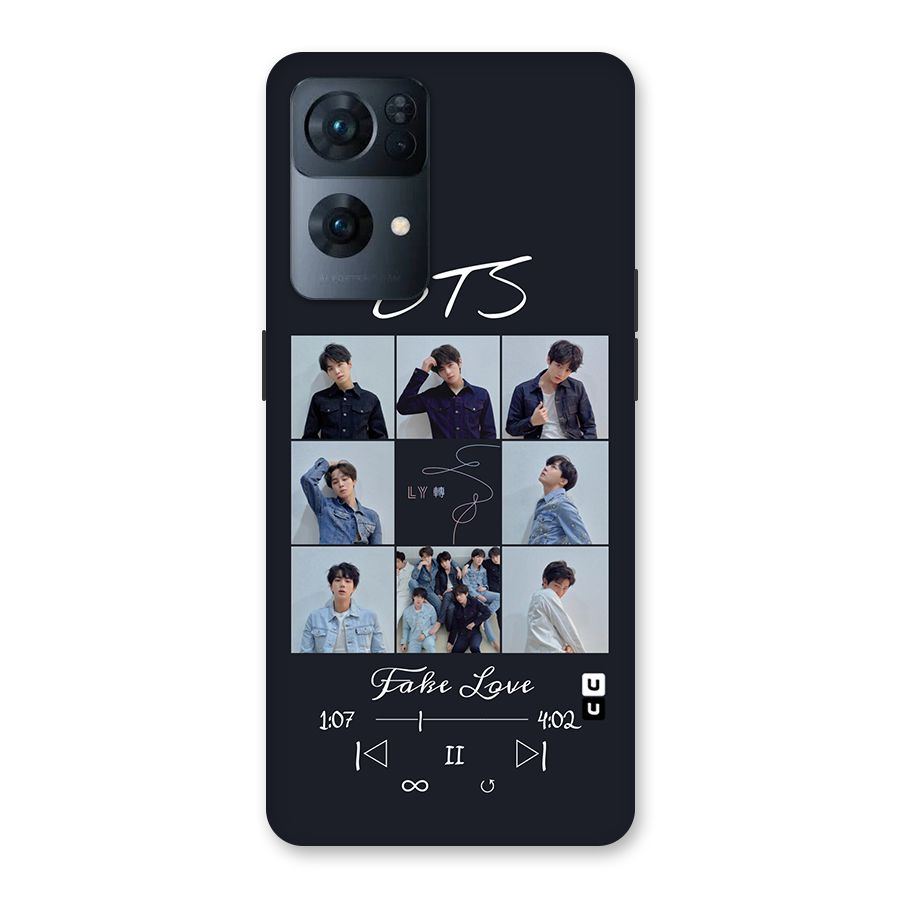 BTS Fake Love Back Case for Oppo Reno7 Pro 5G
