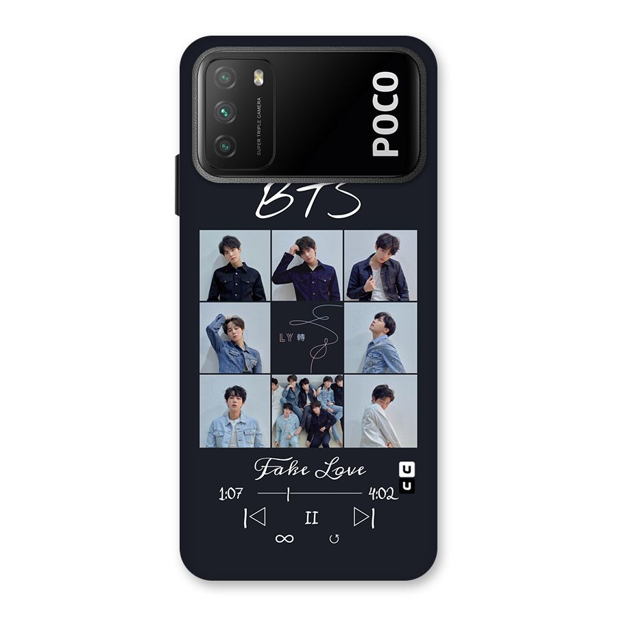 BTS Fake Love Back Case for Poco M3