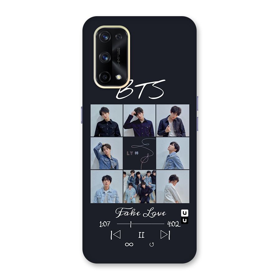BTS Fake Love Glass Back Case for Realme X7 Pro
