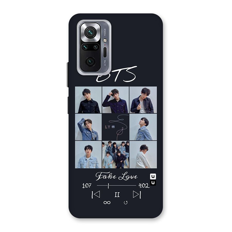 BTS Fake Love Back Case for Redmi Note 10 Pro Max