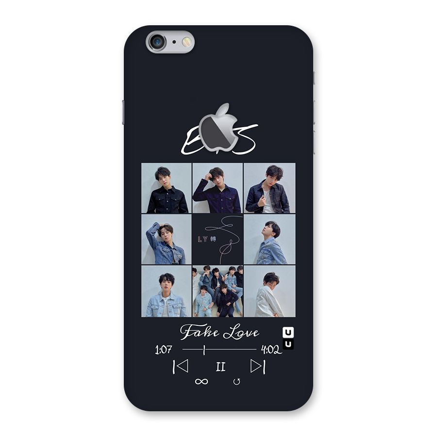 BTS Fake Love Back Case for iPhone 6 Plus 6S Plus Logo Cut